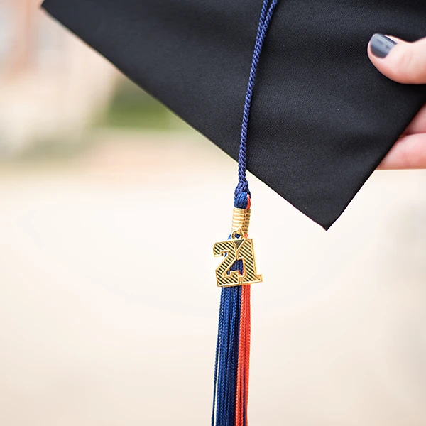 Cap and tassel.